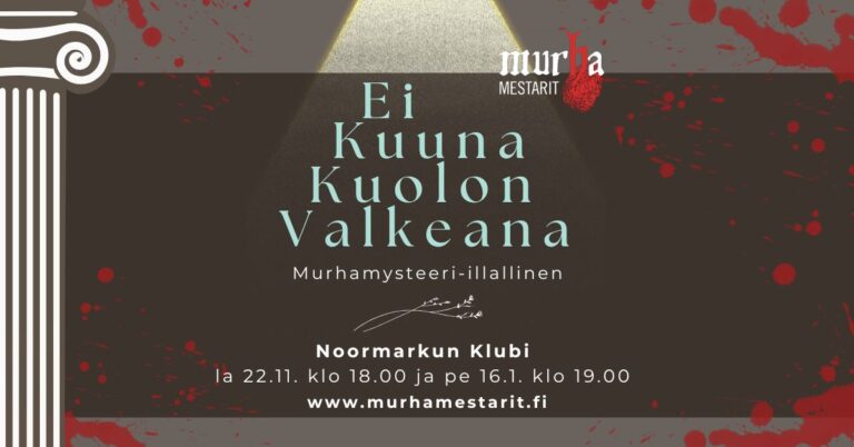 Erottuva pikkujoulukokemus: Ratko mysteerejä historiallisessa ruukkimiljöössä